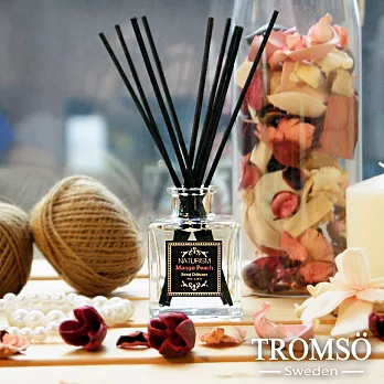 瑞典TROMSOx魅力法國-透明瓶竹木精油香氛/芒果蜜桃