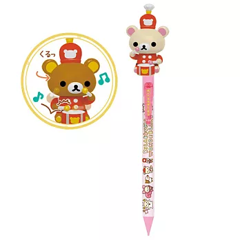 San-X 拉拉熊 10周年 Wonderland 系列打鼓自動鉛筆。樂隊懶妹