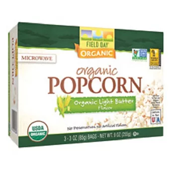 【Field day 踏青日】微波有機爆米花 – 淡奶油口味 (255g)