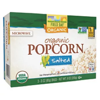 【Field day 踏青日】微波有機爆米花 – 海鹽口味 (255g)