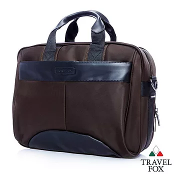 Travel Fox 旅狐3層旅行電腦公事包(TB636-76)咖啡色