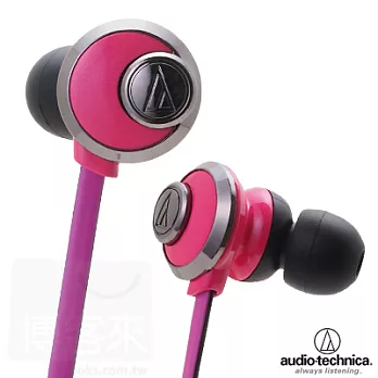 鐵三角 ATH-CKF77 粉紅色 新曲線 造型機身 耳道耳機粉紅色