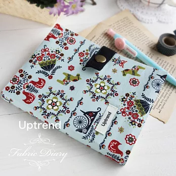 Uptrend Fabric Diary 布手帳-甜蜜愛馬仕‧薄荷色