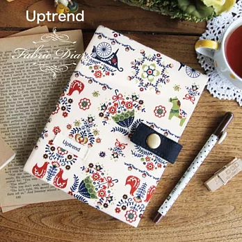 Uptrend Fabric Diary 布手帳-甜蜜愛馬仕‧香草色