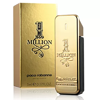 Paco Rabanne 百萬男性淡香水小香(5ml)