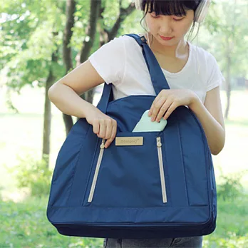 城市輕旅半月包-海軍藍