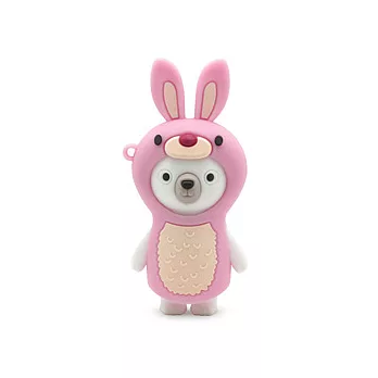 PRETEC《熊熊蹺家歷險記》動物變裝隨身碟3.0 (兔子款) 8GB