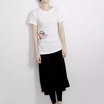 【Ian Design】寵物 100% 有機棉短袖T Organic CottonM白色