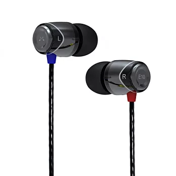 SoundMAGIC 聲美 高音質金屬材質耳道式耳機 E10 (黑銀)