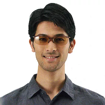 ELECOM 65%超抗藍光眼鏡原野棕