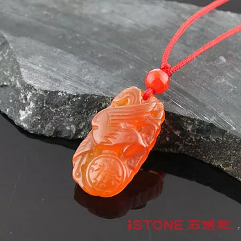 石頭記 吉祥鳳凰紅玉髓寶貝項鍊紅玉髓