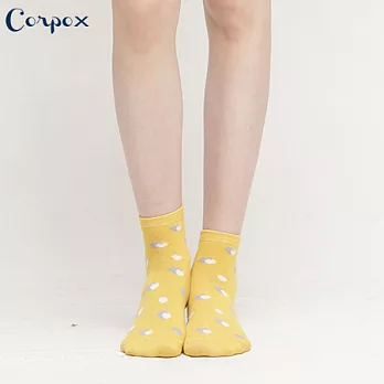 【Corpo X】女款除臭抗菌短襪(愛心)卡其