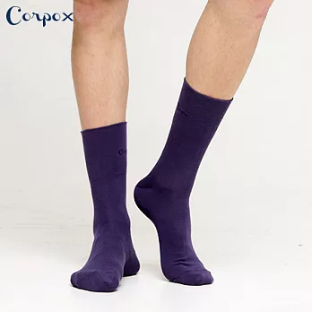 【Corpo X】男款除臭抗菌寬口襪紫