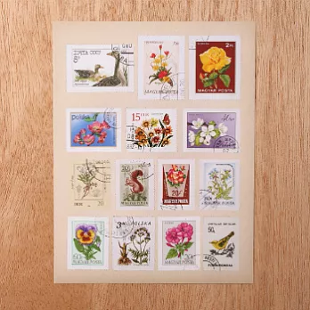 Aimez le style 復古歐洲貼紙_復古郵票(大自然)