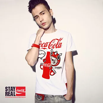 STAYREAL X Coca-Cola® 可口可樂®龍龍T - 黑標潮流版 / 黑色M白色