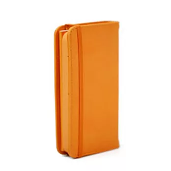 SINRA iPhone 5 心情札記附筆記本質感皮套 橘色