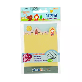 [N次貼] 4＂X3＂ 3色90張-童話魔術便條磚-61321