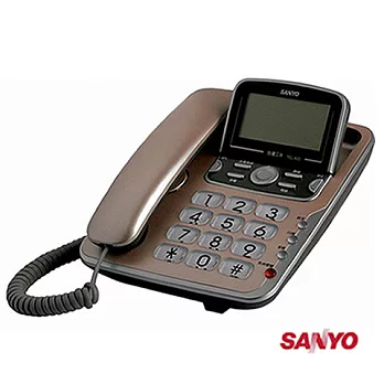 TEL-822 三洋 SANYO 來電顯示 有線電話 (香檳金)