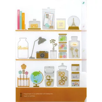 MIDORI 3層資料夾(A4)(A4)居家生活