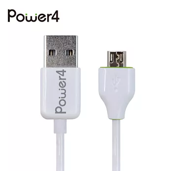Power4 WPL006D Micro USB 充電傳輸線白色