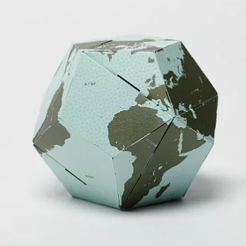 geografia_cube in dodeca_12面立體可翻轉式_紙製地球儀(英文版)