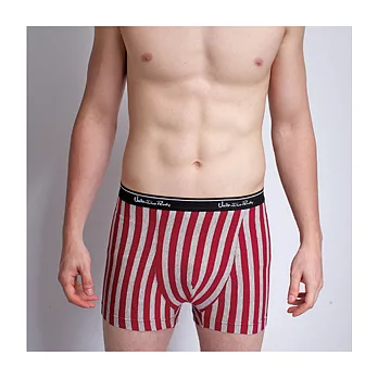 【VALENTINO】針織條紋平口褲-紅條紋2XL紅條紋