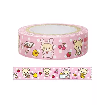 San-X 拉拉熊禮品包裝彩色紙膠帶。懶妹生活