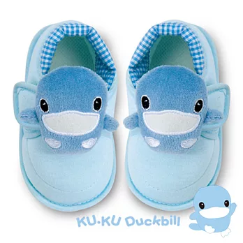 【KU.KU酷咕鴨】酷咕鴨可愛造型學步鞋-13藍