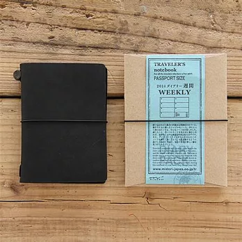 MIDORI Traveler’s Notebook 2014 PA週間手帳黑
