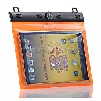 BINGO IPAD MINI指北針防水袋(橙色)