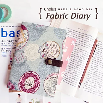 uhplus Fabric Diary 布手帳 – 優雅艾菲爾