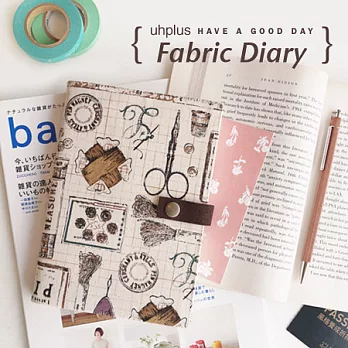 uhplus Fabric Diary 布手帳 – 古董裁縫道具
