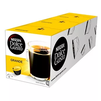 雀巢咖啡-Dolce Gusto美式醇郁濃滑咖啡膠囊(3盒x128g/條)