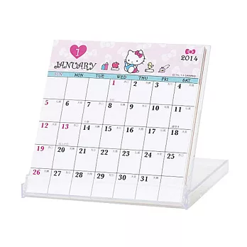SANRIO HELLO KITTY 2014壓克力盒裝桌曆