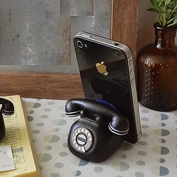 復古電話造型手機座