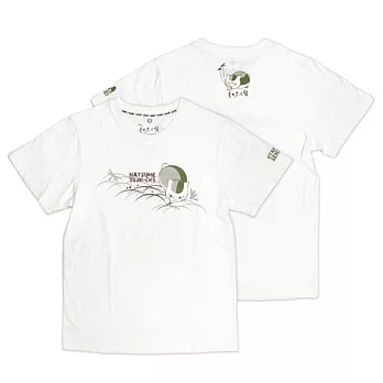 夏目友人帳-潮流T-shirt(貓憩)XL白色