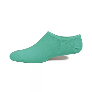 【 PuloG 】純棉細針隱形裸襪-M-淡藍綠