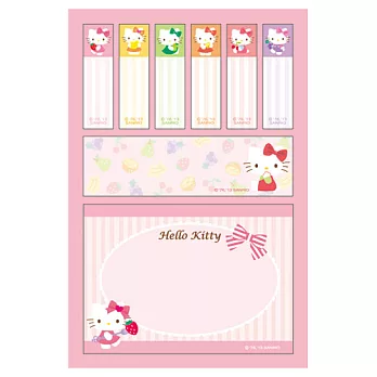 SANRIO HELLO KITTY 自黏便條紙(甜蜜水果)