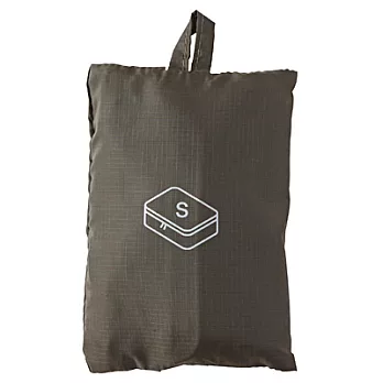 [MUJI 無印良品]尼龍旅行分類可折收納袋/小.卡其