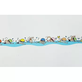 ROUND TOP 紙膠帶(Yano DesignⅡ)游泳