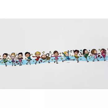 ROUND TOP 紙膠帶(Yano DesignⅡ)溜冰