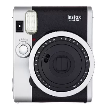 (公司貨)FUJIFILM instax mini 90 經典復古拍立得相機-送空白底片+專用電池+拍立得專用相本+小腳架黑色