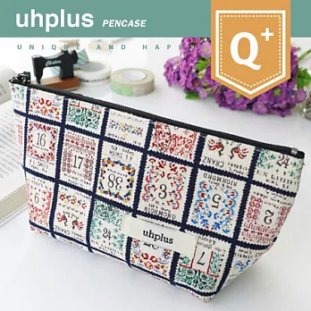 uhplus Q-plus寬底筆袋/ 集郵冊
