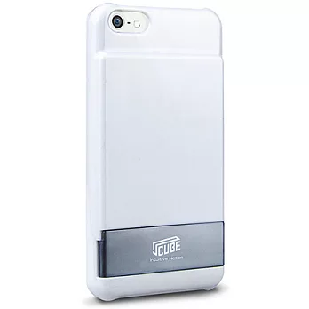 Intuitive Cube iPhone5c 雙色支架插卡保護殼白色