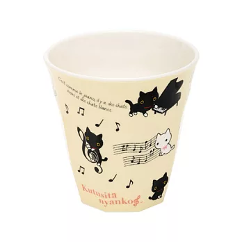 San-X 小襪貓白貓鋼琴之戀系列塑膠水杯