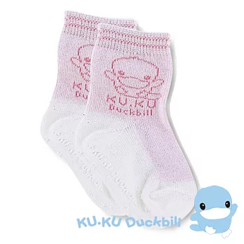 【KU.KU酷咕鴨】酷咕鴨柔彩襪-M粉