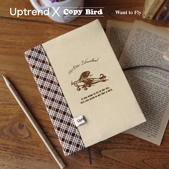 Uptrend X Copy Bird│Fabric Diary 布手帳- Want to Fly