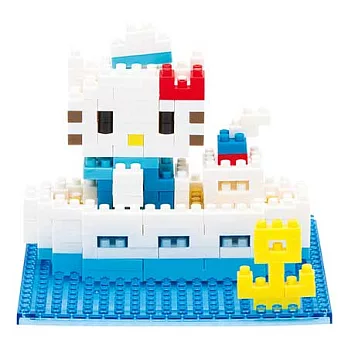 日本河田積木 nanoblock系列 NBH-057 凱蒂貓海洋風場景組