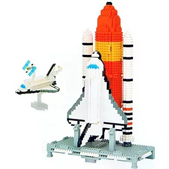 日本河田積木nanoblock系列 NB-017 太空梭 DX 豪華版