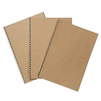 [MUJI 無印良品]植林木單環筆記本/A5.橫線.3冊入